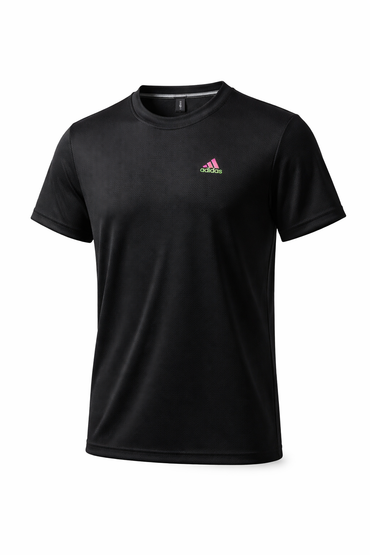 Adidas Dri-Fit Stretchable T-Shirt – Black | Gym, Sports & Casual Wear