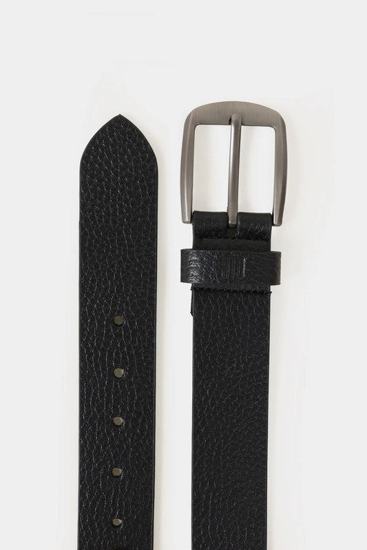 Men’s Leather Belt – Black | Premium Full-Grain Italian Leather