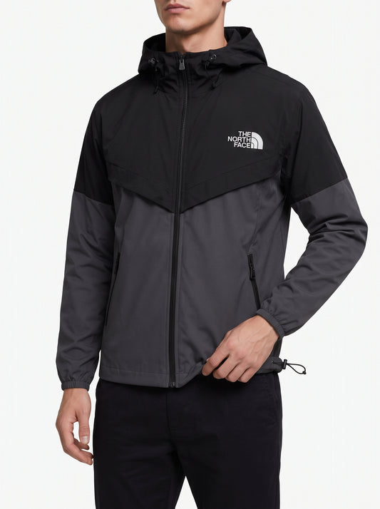 Waterproof Windbreaker Jacket The North Face – Black & Grey