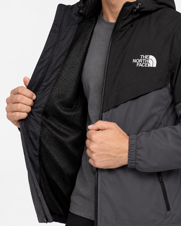 Waterproof Windbreaker Jacket The North Face – Black & Grey
