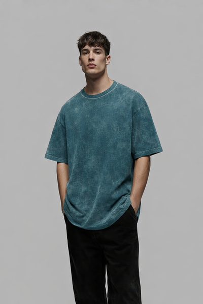 Oversized Zinc Acid-Wash T-Shirt – 220 GSM Premium Cotton