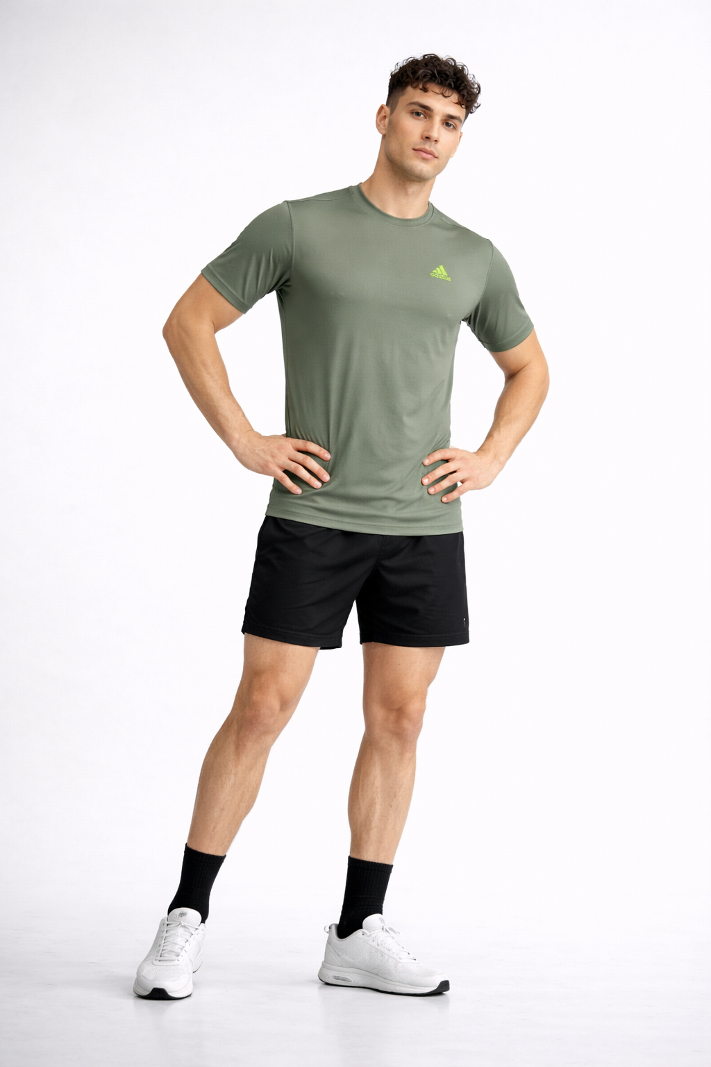 Premium Imported Dri-Fit Stretchable T-Shirt – Olive green| Gym, Sports & Casual Wear