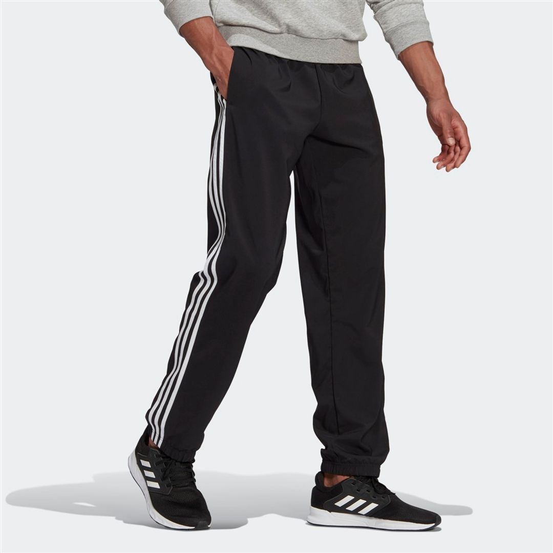 Polyster Fleece Adidas Trouser - Black