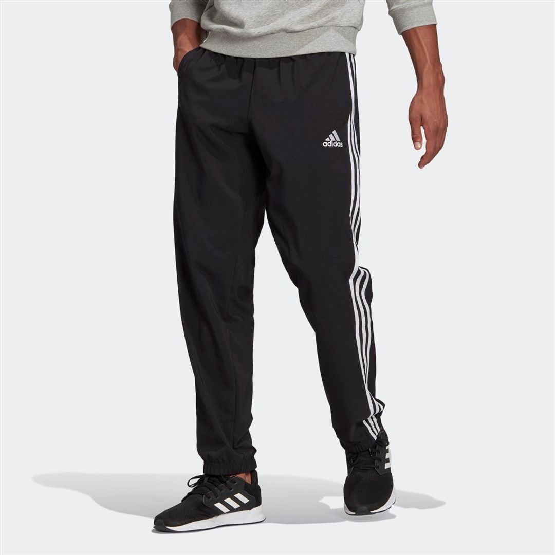 Polyster Fleece Adidas Trouser - Black