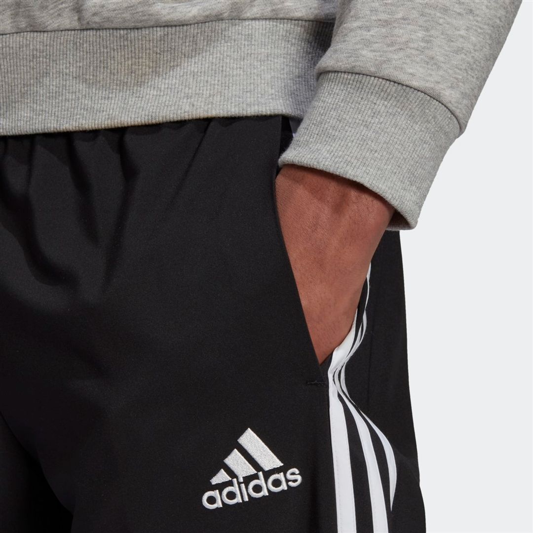 Polyster Fleece Adidas Trouser - Black