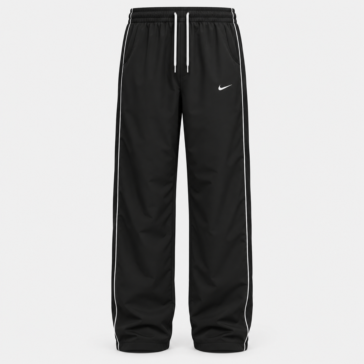 Imported Premium Micro Fabric Track Pants – Black