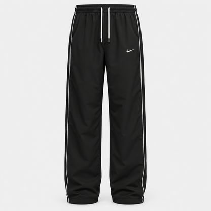 Imported Premium Micro Fabric Track Pants – Black