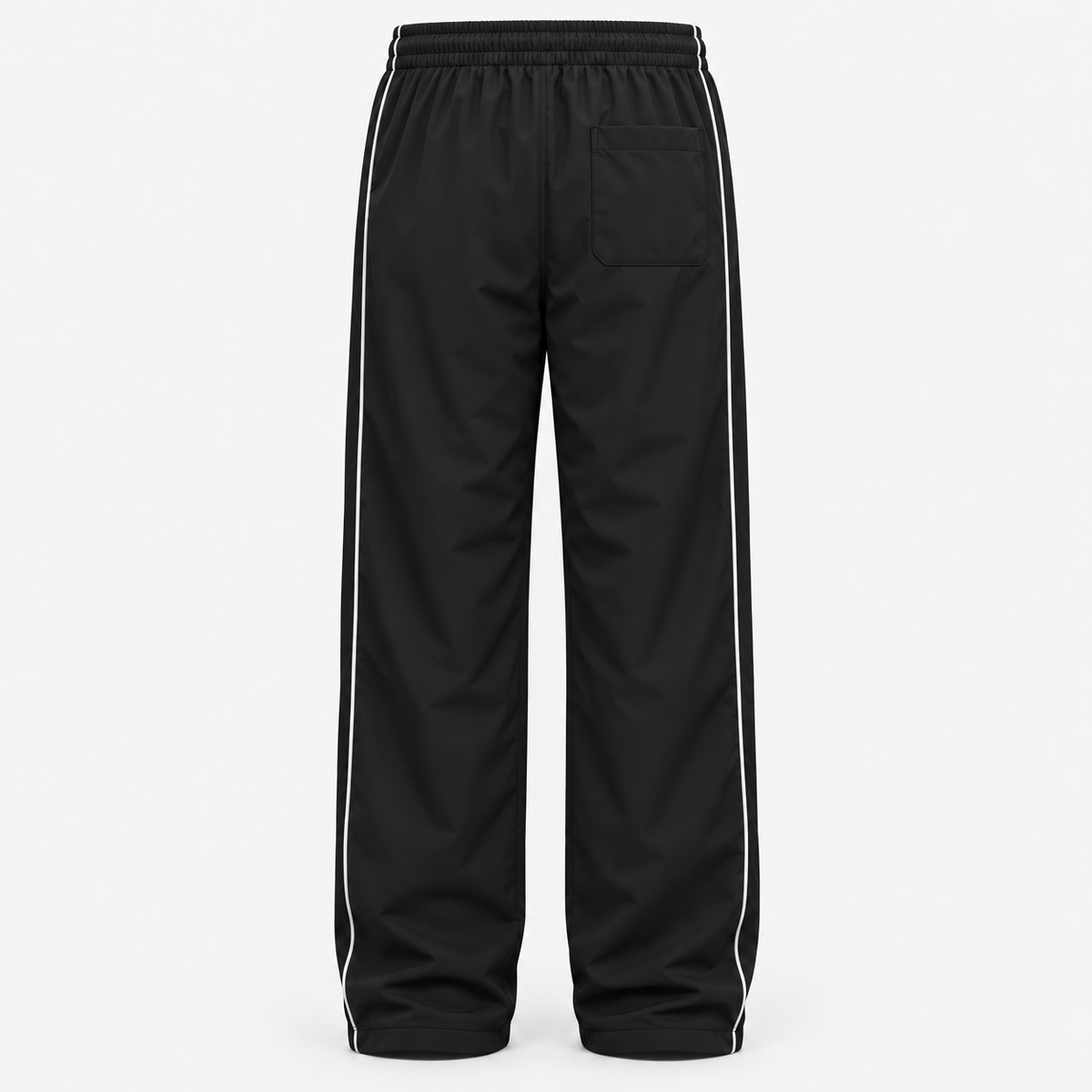 Imported Premium Micro Fabric Track Pants – Black
