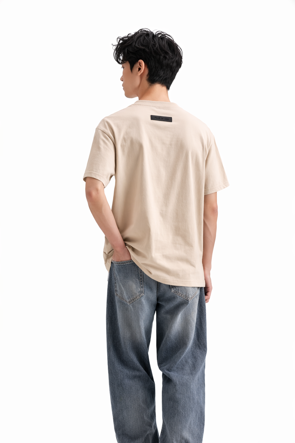 Essential Brand T-Shirt – Beige