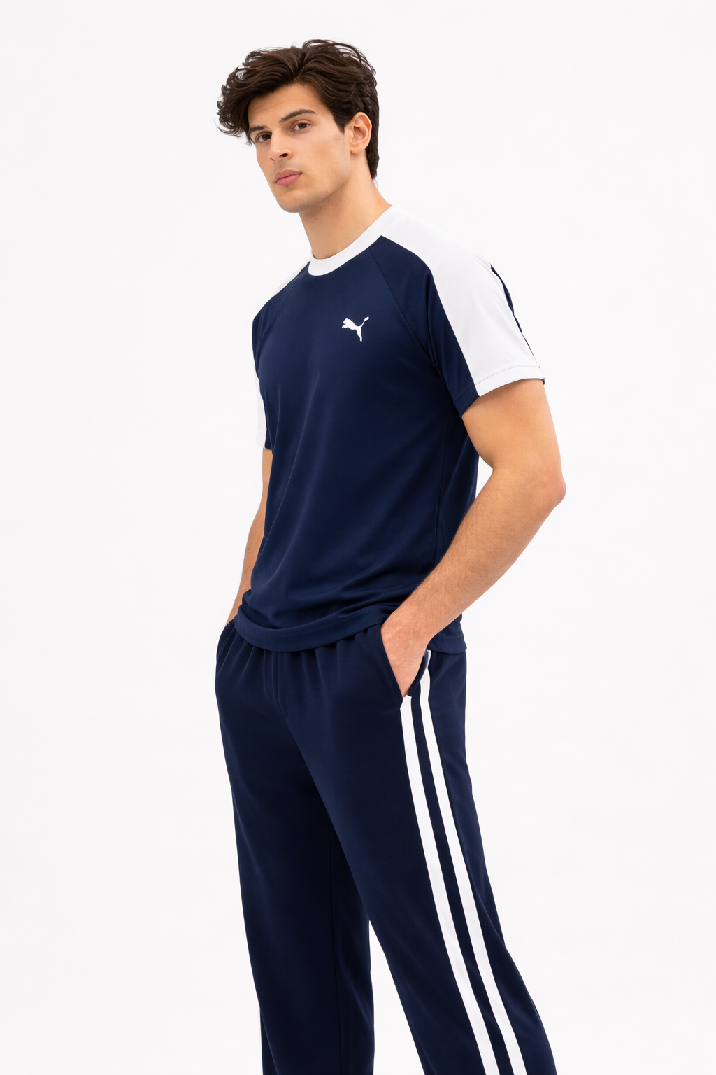 Puma Track Suit Blue  – Breathable Gym & Sports Wear