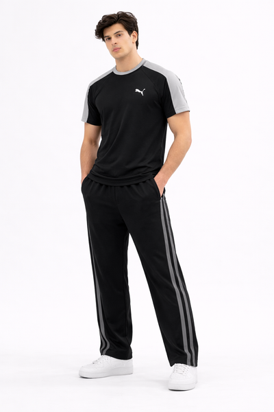 Puma Track Suit Black  – Breathable Gym & Sports Wear