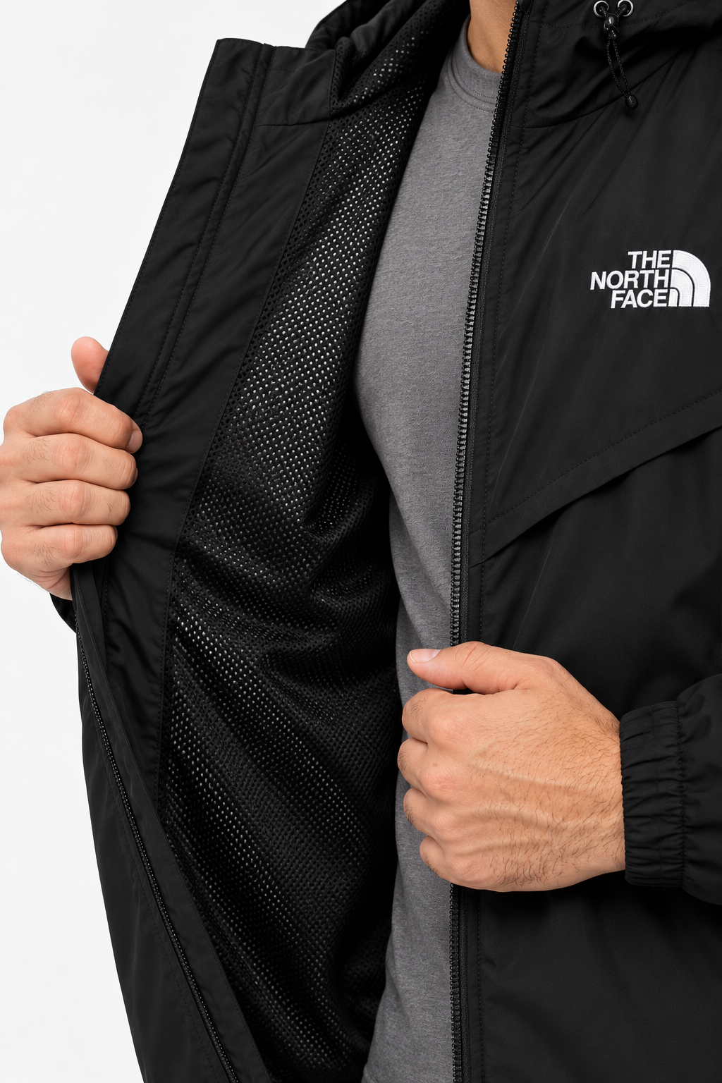 Waterproof Windbreaker Jacket The North Face – Black