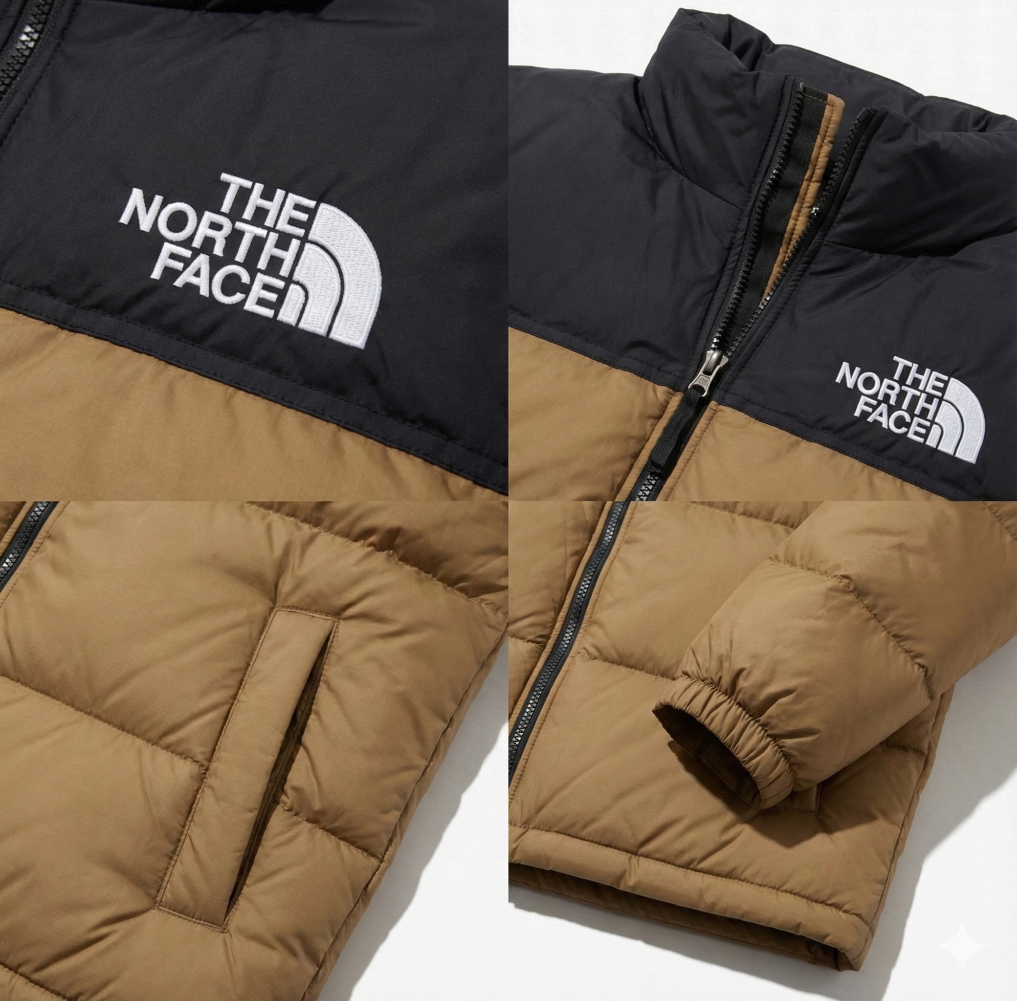 Premium Camel Full Sleeves Puffer Jacket The North Face