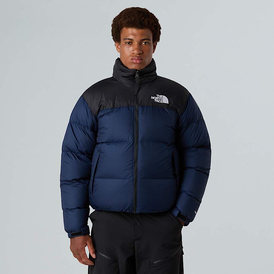 Premium Navy Blue Full Sleeves Puffer Jacket The North Face