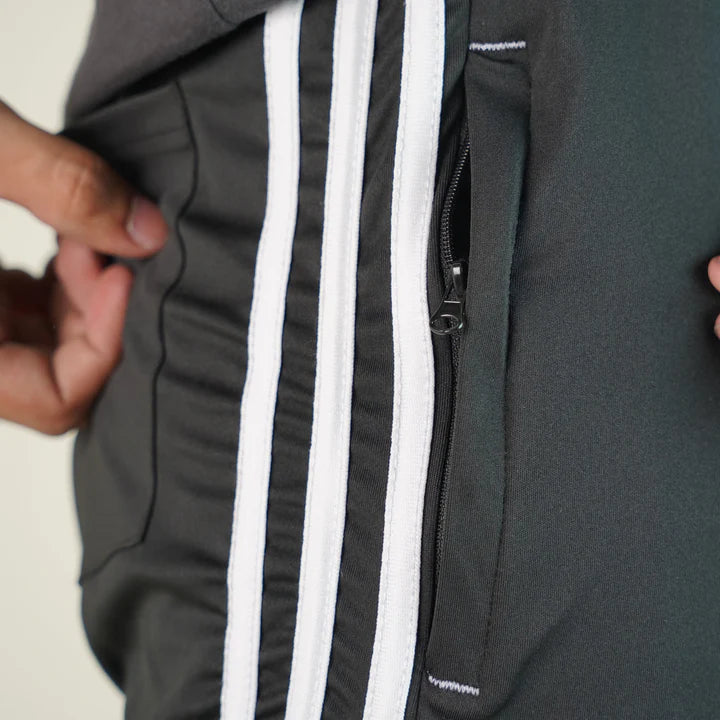 Adidas Men’s 3-Stripes Training Trouser - Black