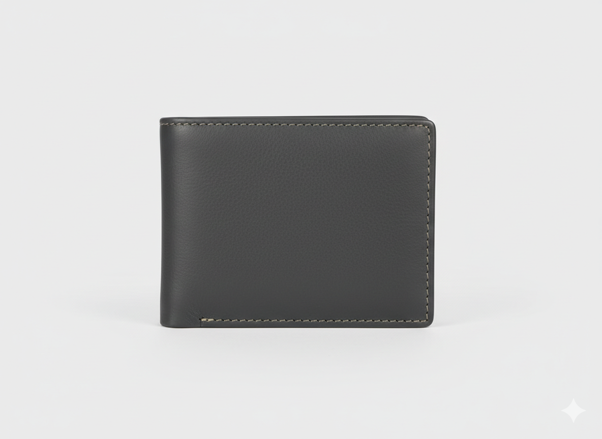 Multiple Pockets Wallet for Men – Black | Premium Sheep Leather