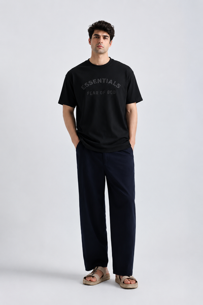 Fear of God Essentials Logo Tee - Black