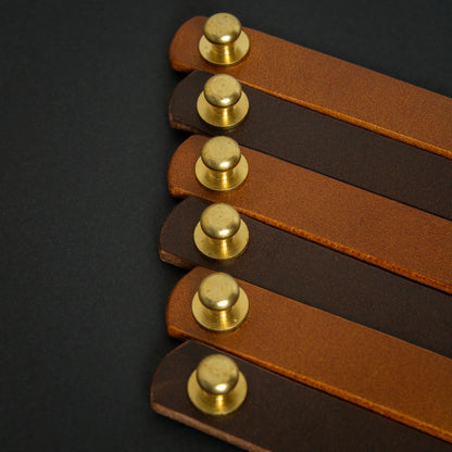 Leather Wrist Bands – Handmade Full-Grain Italian Leather