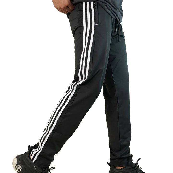 Adidas Men’s 3-Stripes Training Trouser - Black