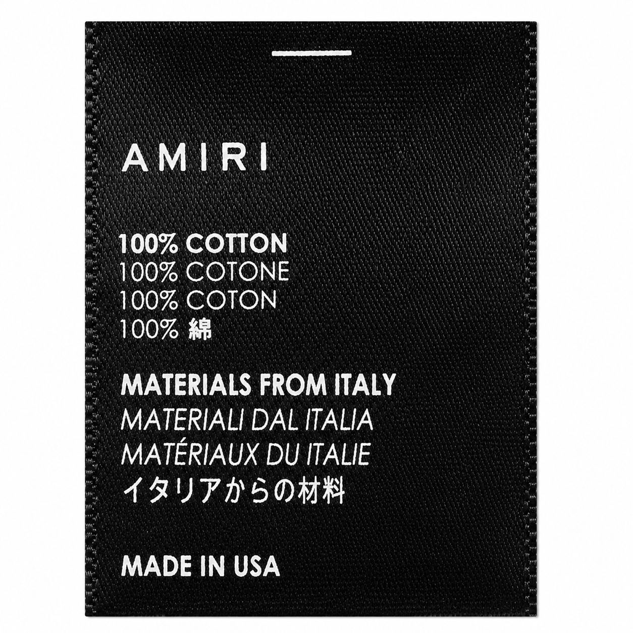 AMIRI Premium Embroidered Logo T-Shirt -  Imported Quality Grey (Pre Order)