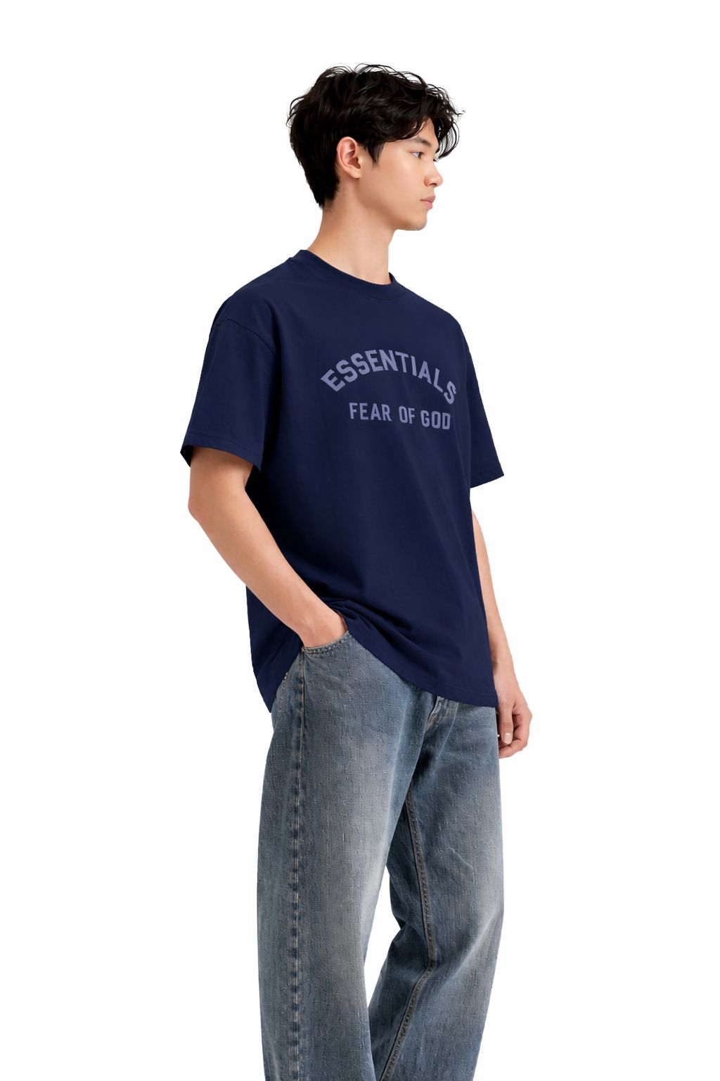 Essential Brand T-Shirt – Blue