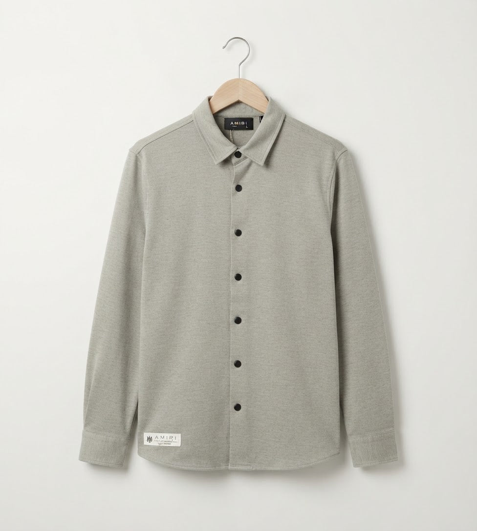 Premium Jersy Full Sleeve Casual Shirt – 340 GSM | light beige