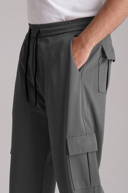 Popcon Tropical Four-Season Imported Fabric Trouser | Grey