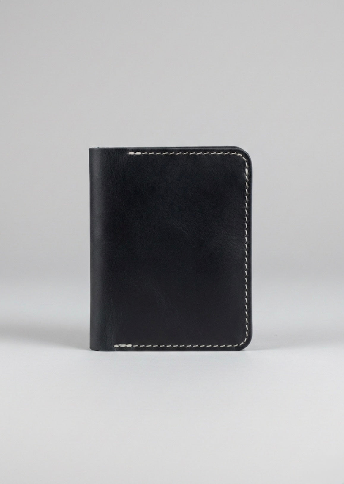 Bi-Fold Leather Wallet - Black