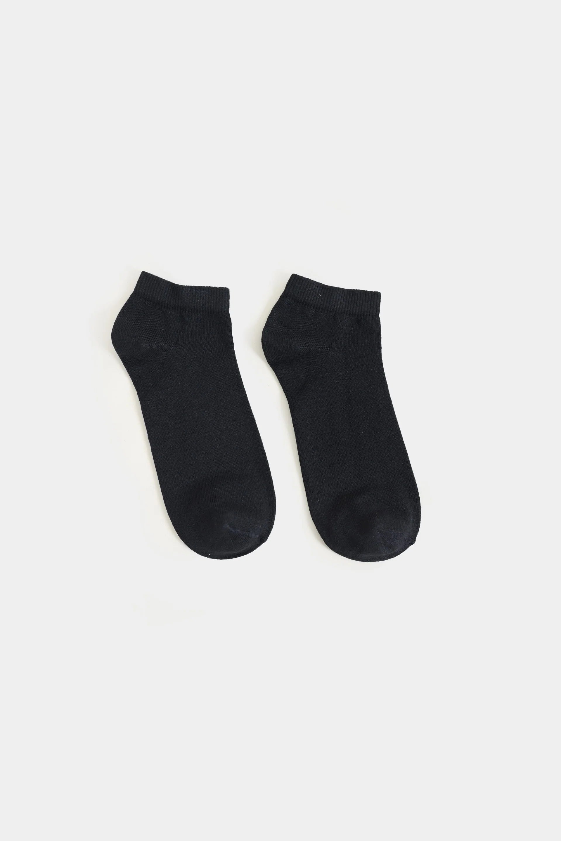 Pack Of 3-Short Crew Socks - Black