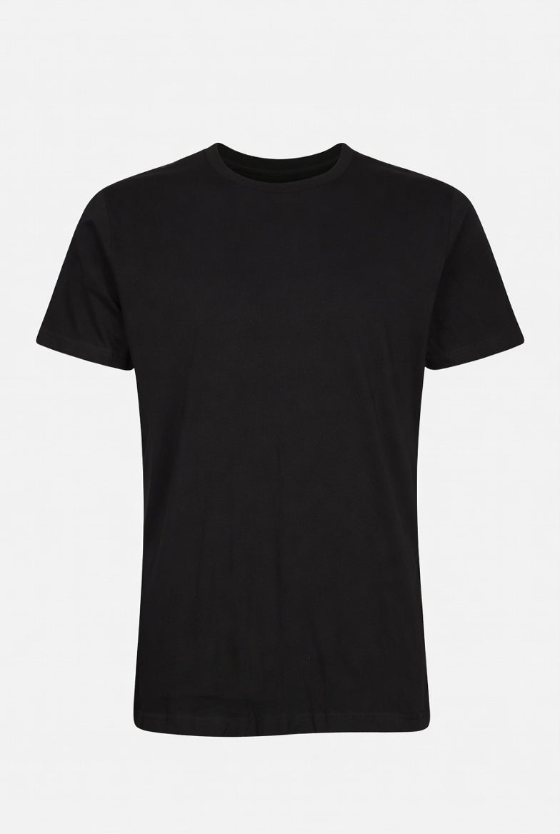 Men’s Plain Black Cotton T-Shirt | 100% Premium Cotton Regular Fit Tee
