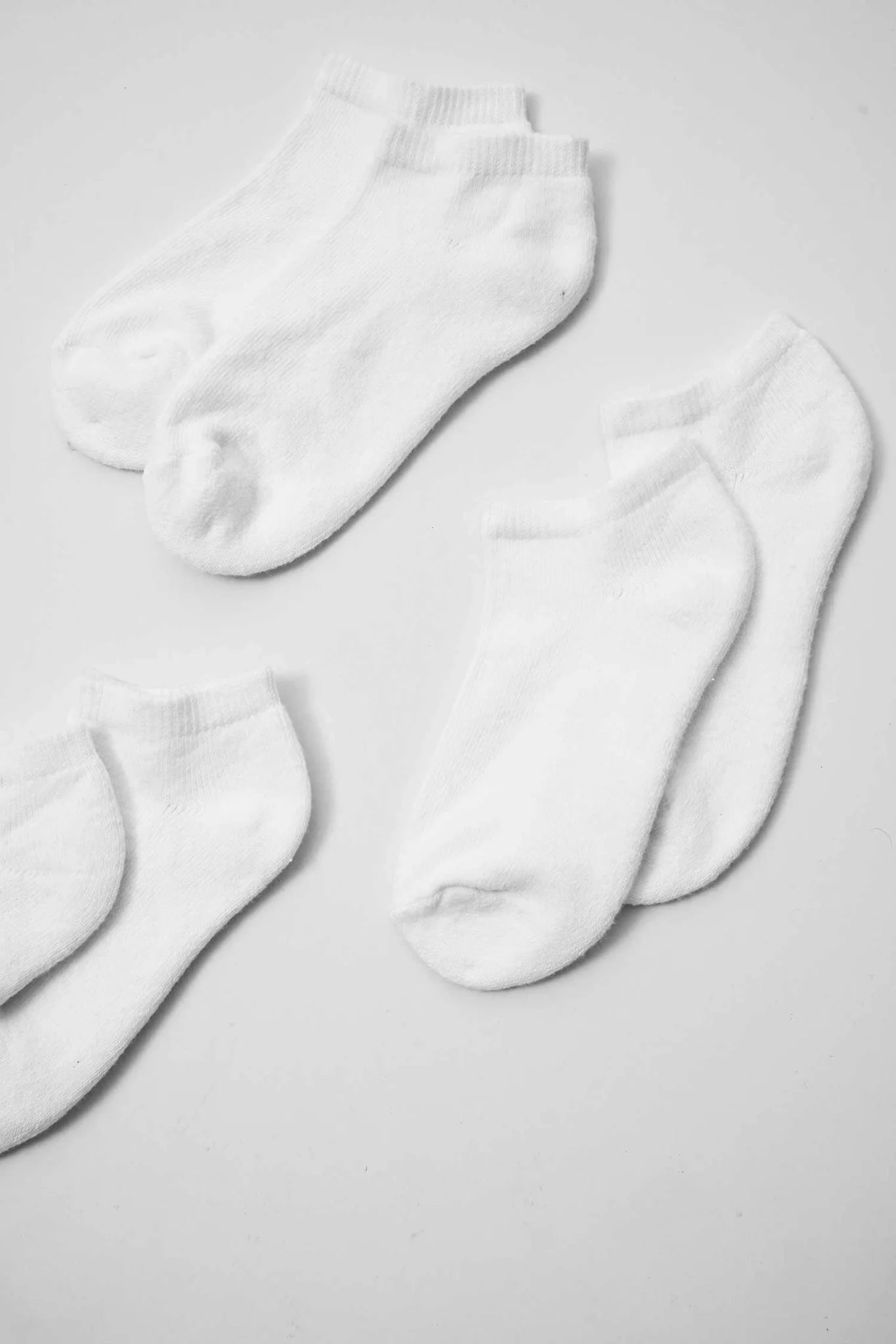 Pack Of 3-Short Crew Socks - White