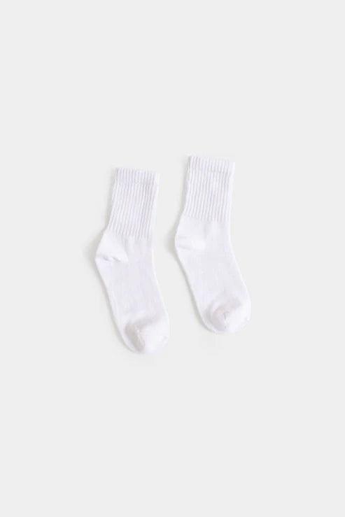 Pack Of 3-Crew Socks - White