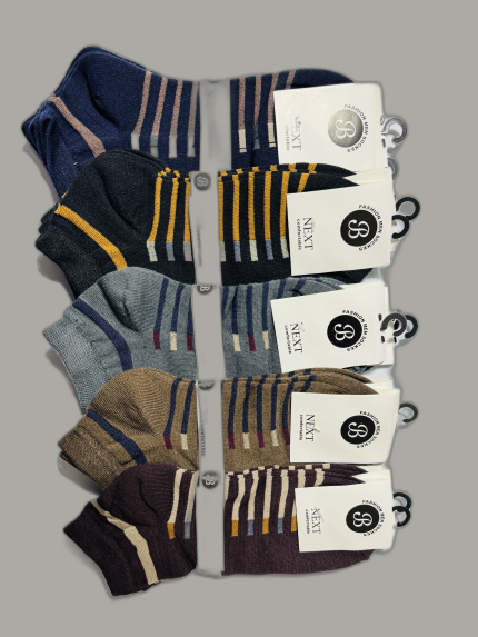Men's Premium Quality Ankle Socks Doted (100% Cotton)